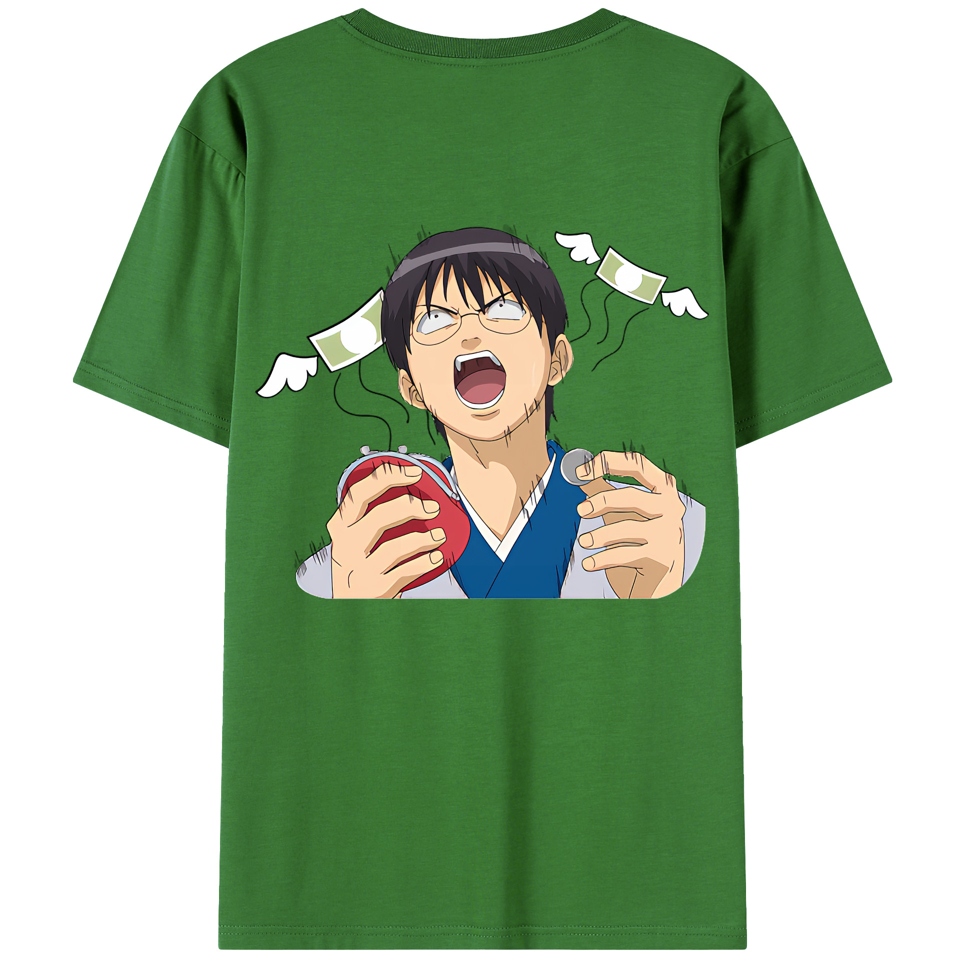 （画像用） ぎんたま 坂田銀時（さかたぎんとき） 神楽 志村新八（しむら しんぱち） GINTAMA Sakata Gintoki Kagura Shimura Shinpachi レディース半袖Tシャツ(バックプリント)